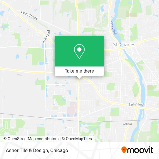 Asher Tile & Design map
