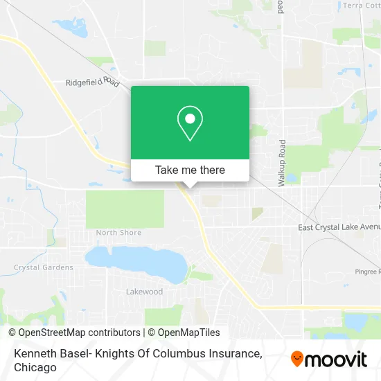 Kenneth Basel- Knights Of Columbus Insurance map