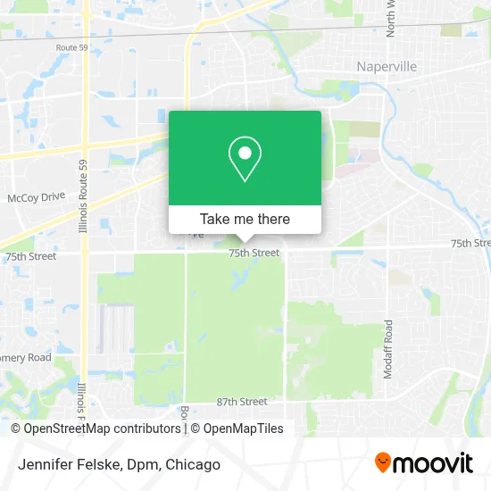 Jennifer Felske, Dpm map