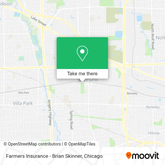 Farmers Insurance - Brian Skinner map