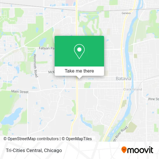 Tri-Cities Central map
