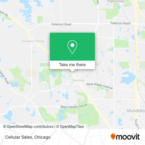 Cellular Sales map