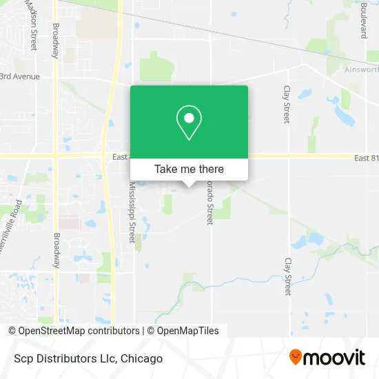Scp Distributors Llc map