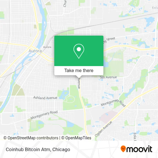 Coinhub Bitcoin Atm map