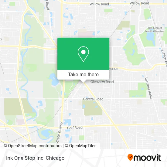 Ink One Stop Inc map