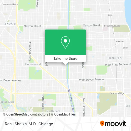 Rahil Shaikh, M.D. map