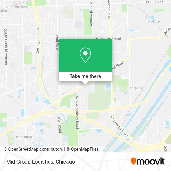 Mid Group Logistics map
