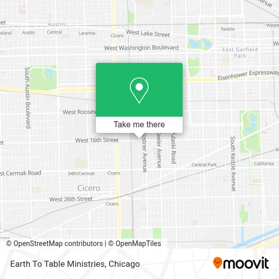 Earth To Table Ministries map