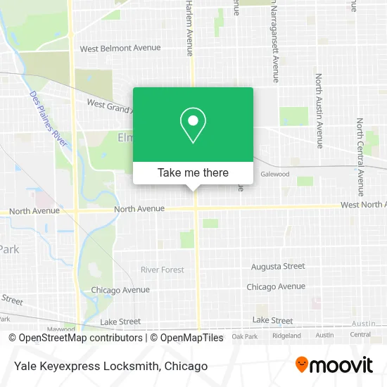 Yale Keyexpress Locksmith map