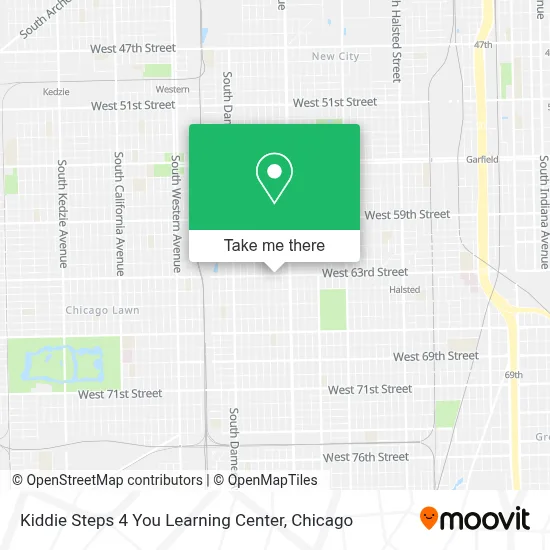 Kiddie Steps 4 You Learning Center map