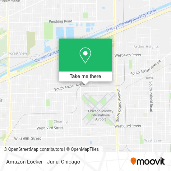 Amazon Locker - Junu map