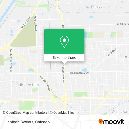 Habibah Sweets map