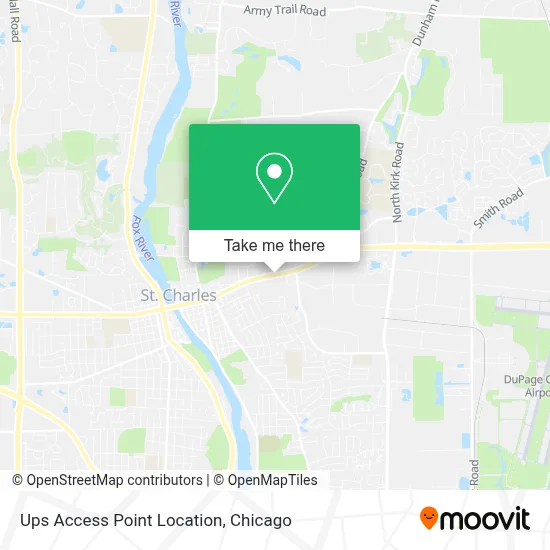 Ups Access Point Location map