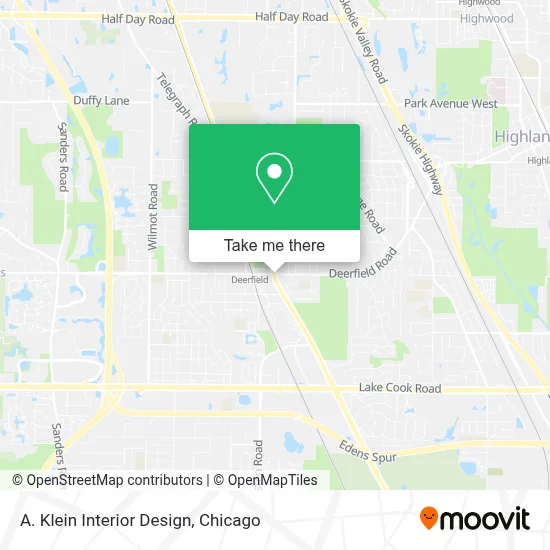 A. Klein Interior Design map