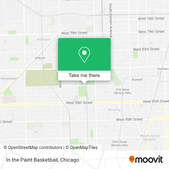 In the Paint Basketball map
