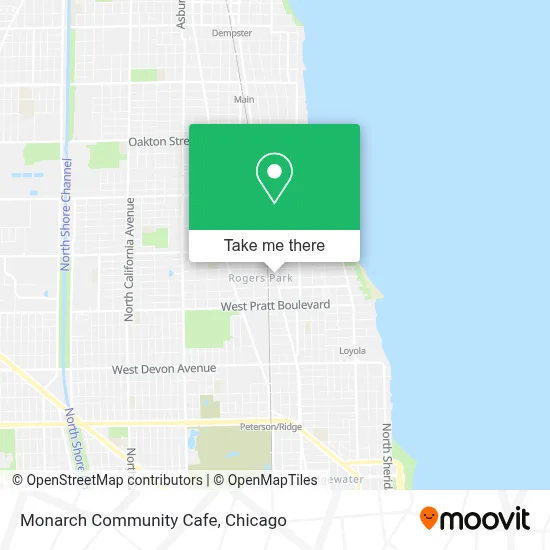 Monarch Community Cafe map