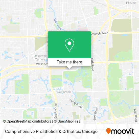 Comprehensive Prosthetics & Orthotics map