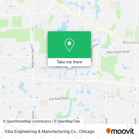 Elba Engineering & Manufacturing Co. map
