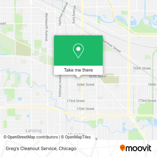 Greg's Cleanout Service map
