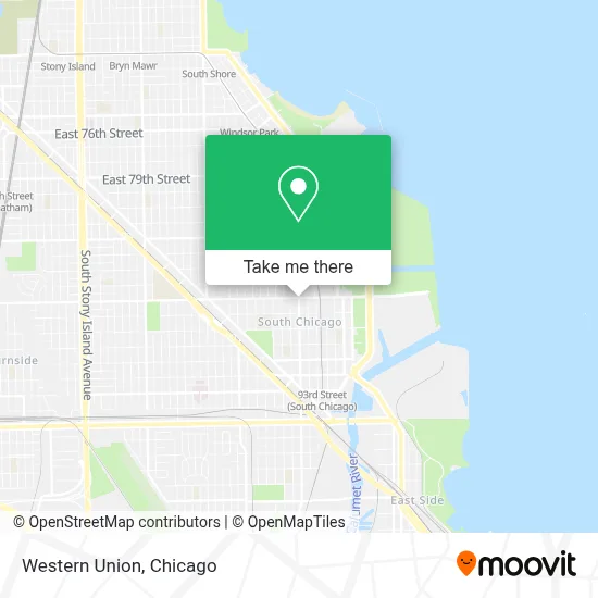 Western Union map