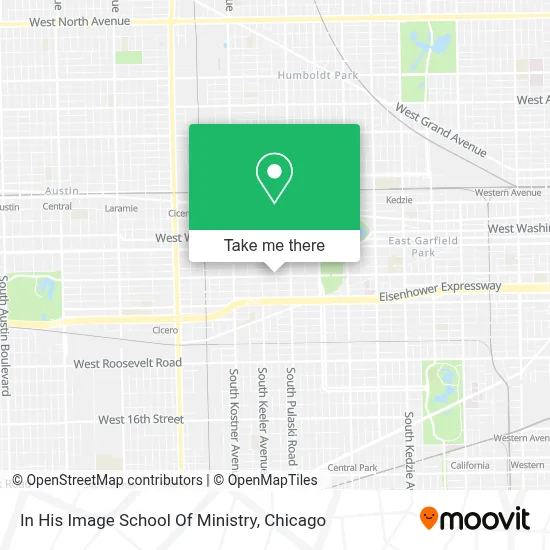 In His Image School Of Ministry map
