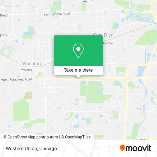 Western Union map