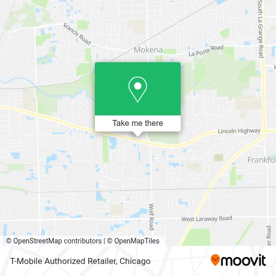 T-Mobile Authorized Retailer map