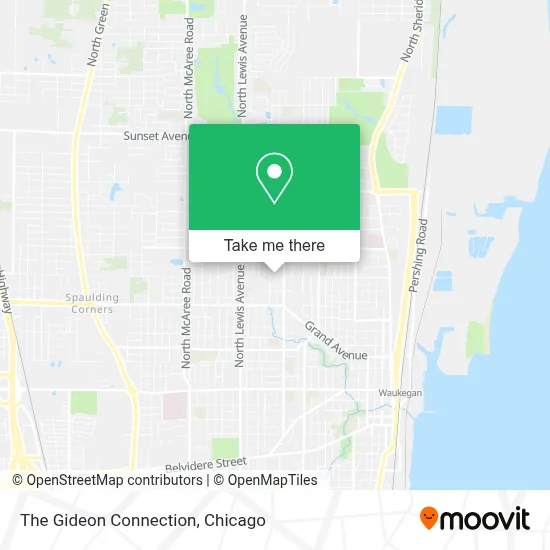 The Gideon Connection map