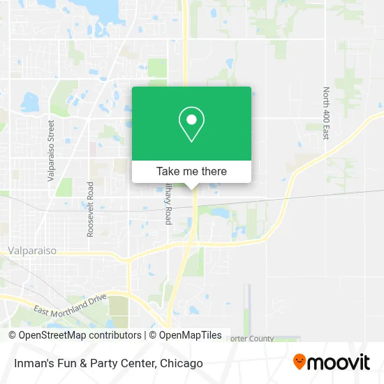 Inman's Fun & Party Center map