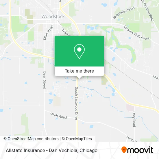 Allstate Insurance - Dan Vechiola map