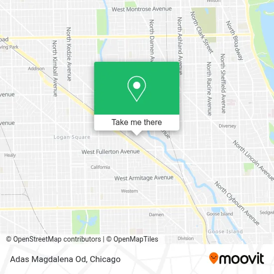 Adas Magdalena Od map