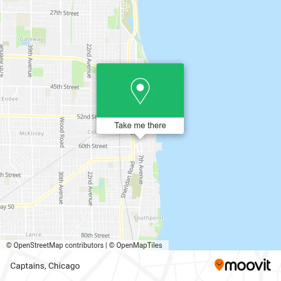 Captains map