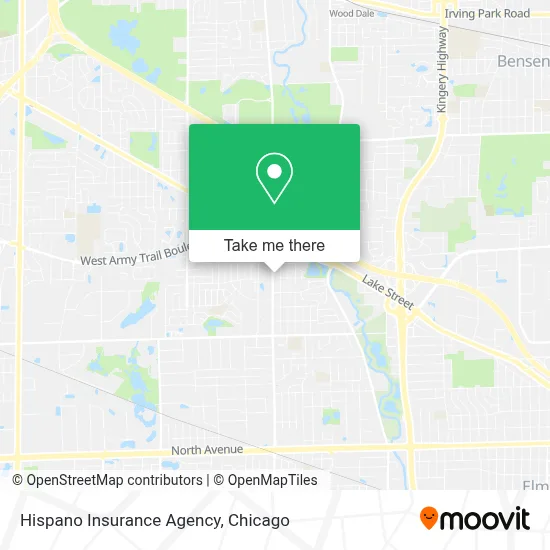 Hispano Insurance Agency map