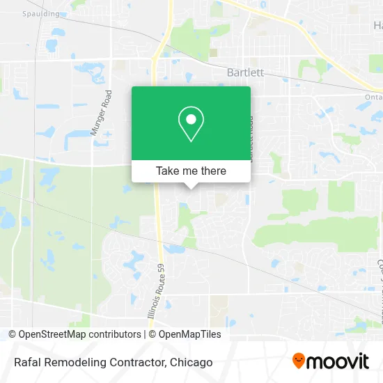 Rafal Remodeling Contractor map