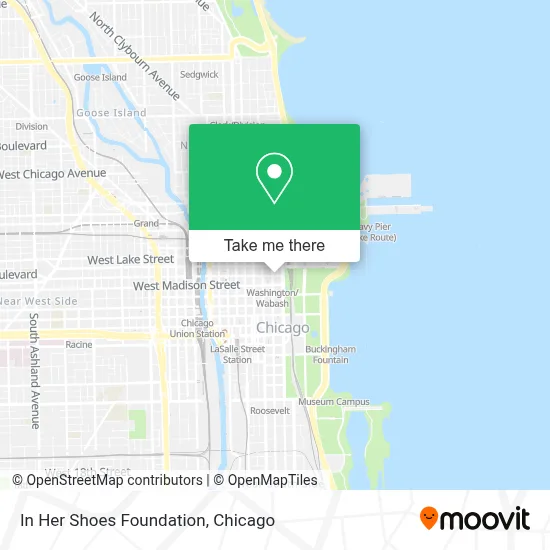 In Her Shoes Foundation map