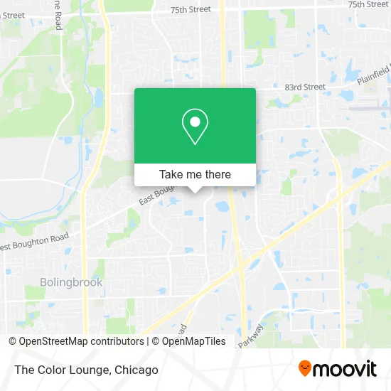 The Color Lounge map