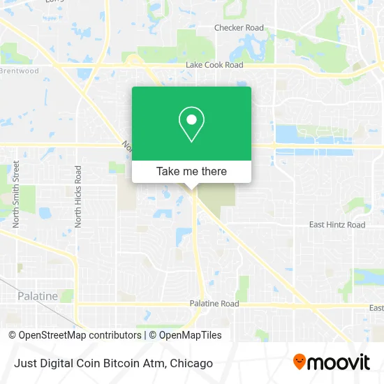 Just Digital Coin Bitcoin Atm map