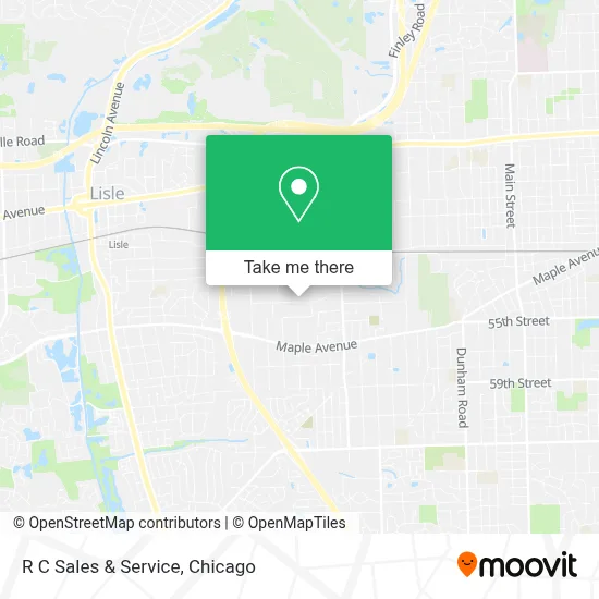 R C Sales & Service map