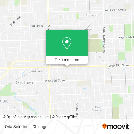 Oda Solutions map