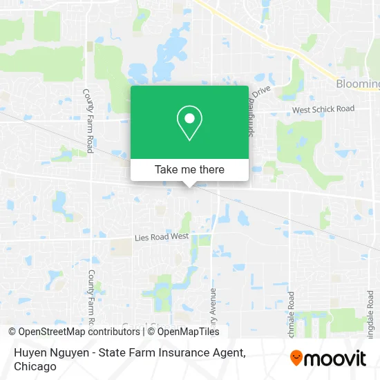 Huyen Nguyen - State Farm Insurance Agent map