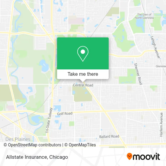 Allstate Insurance map