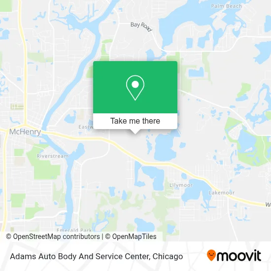 Adams Auto Body And Service Center map