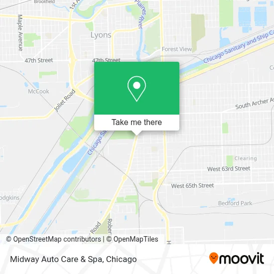 Midway Auto Care & Spa map