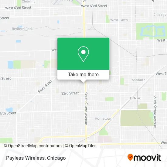 Payless Wireless map