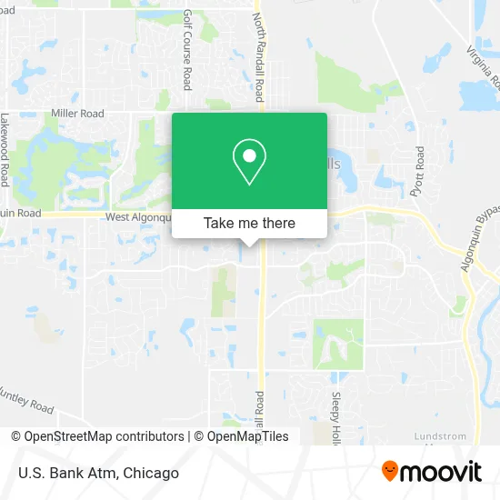U.S. Bank Atm map
