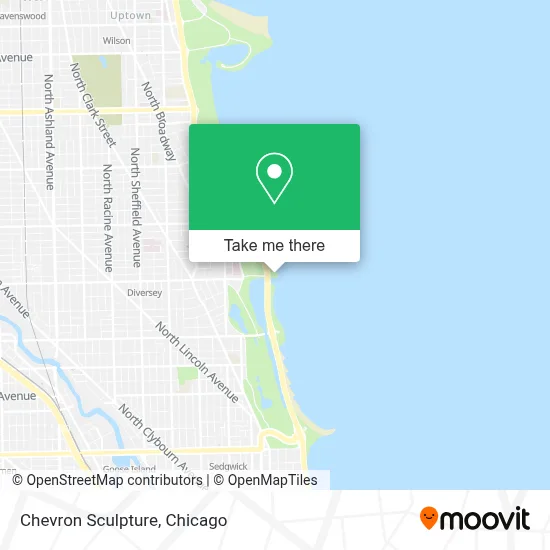 Chevron Sculpture map