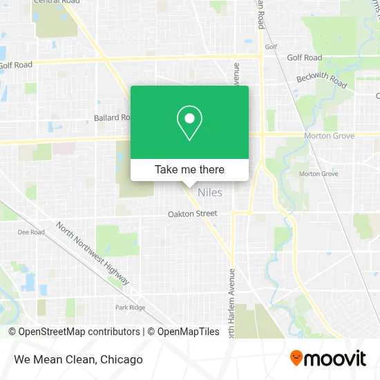 We Mean Clean map