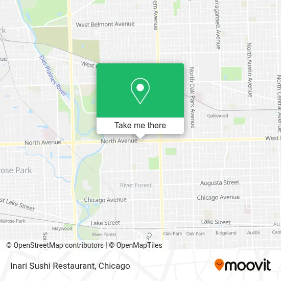 Inari Sushi Restaurant map