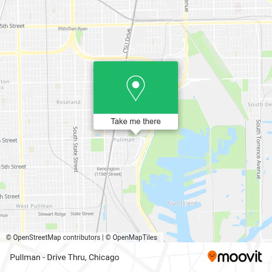 Pullman - Drive Thru map