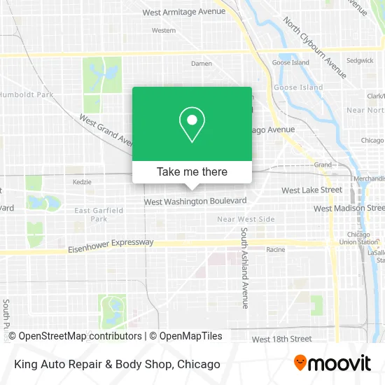 King Auto Repair & Body Shop map